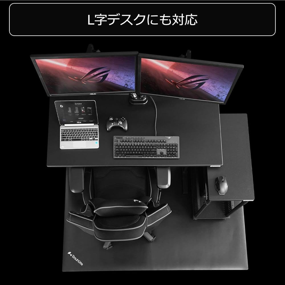 おーかみバウヒュッテ　デスク　サブデスク　マット　セット 挟めるデスクマット BDM-1000 / 1200 / 1400 | Bauhütte®